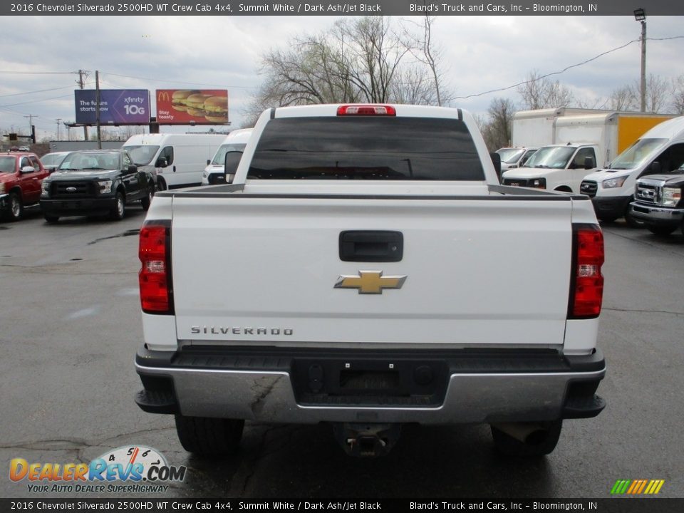 2016 Chevrolet Silverado 2500HD WT Crew Cab 4x4 Summit White / Dark Ash/Jet Black Photo #20