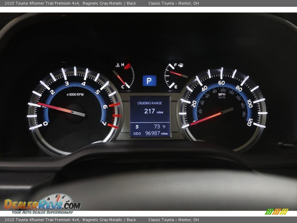 2015 Toyota 4Runner Trail Premium 4x4 Magnetic Gray Metallic / Black Photo #8