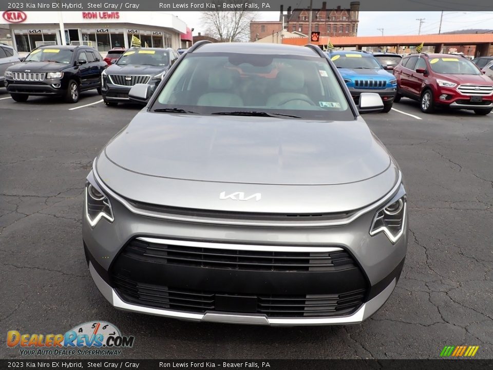 2023 Kia Niro EX Hybrid Steel Gray / Gray Photo #3