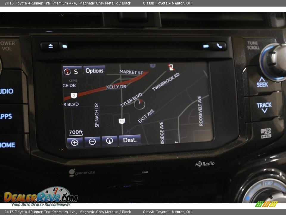 2015 Toyota 4Runner Trail Premium 4x4 Magnetic Gray Metallic / Black Photo #10