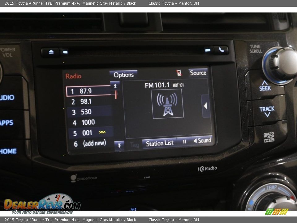 2015 Toyota 4Runner Trail Premium 4x4 Magnetic Gray Metallic / Black Photo #11