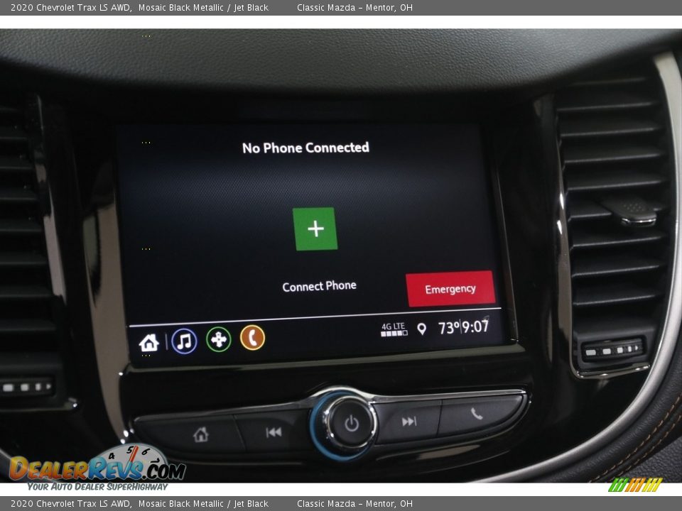 2020 Chevrolet Trax LS AWD Mosaic Black Metallic / Jet Black Photo #11