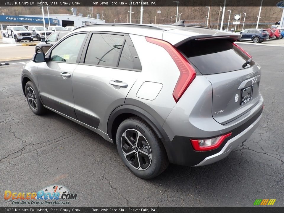 2023 Kia Niro EX Hybrid Steel Gray / Gray Photo #6