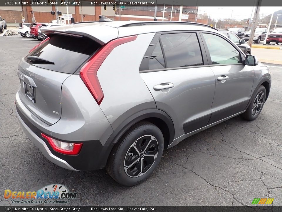 2023 Kia Niro EX Hybrid Steel Gray / Gray Photo #8