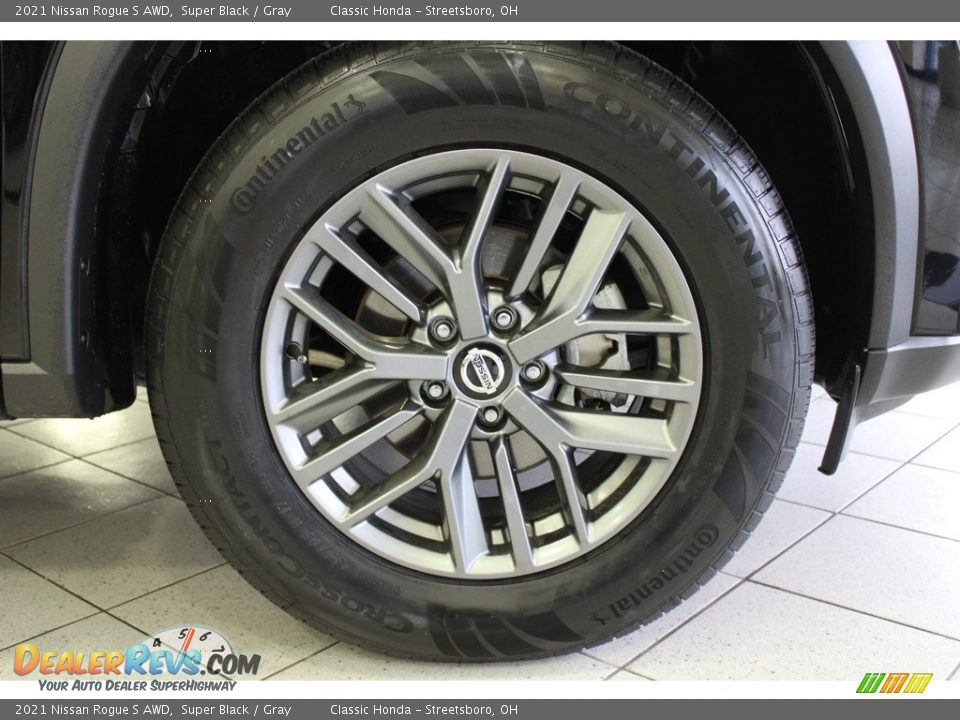 2021 Nissan Rogue S AWD Super Black / Gray Photo #5