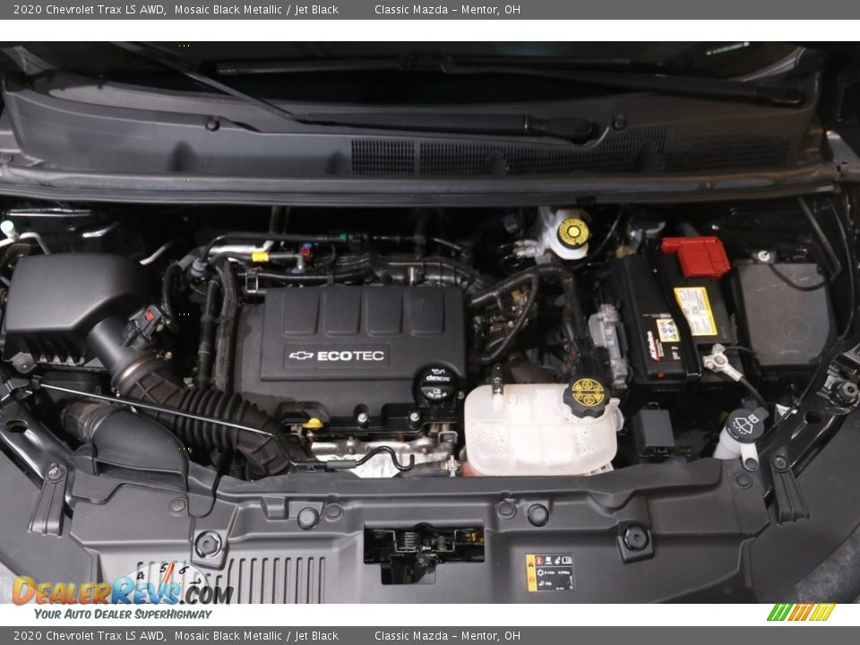 2020 Chevrolet Trax LS AWD Mosaic Black Metallic / Jet Black Photo #18