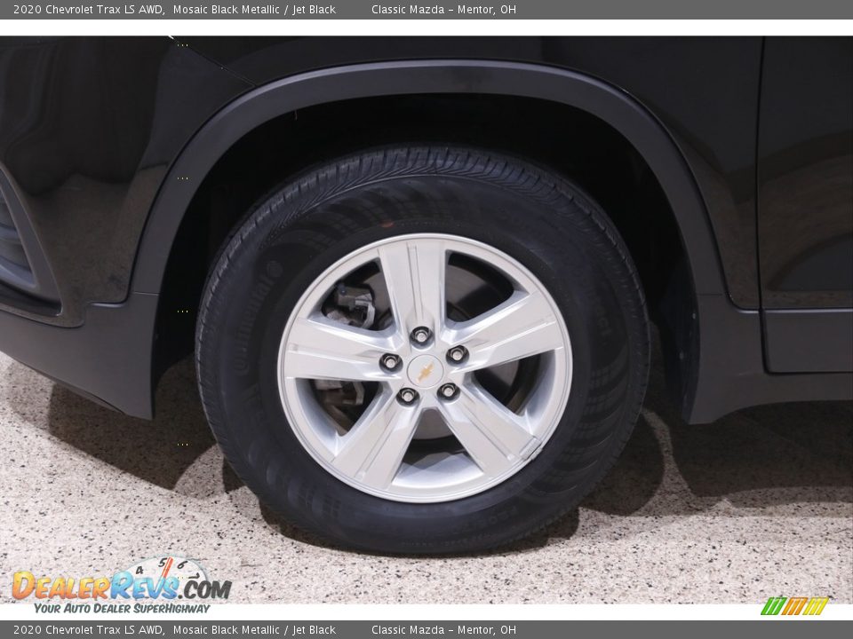 2020 Chevrolet Trax LS AWD Mosaic Black Metallic / Jet Black Photo #19