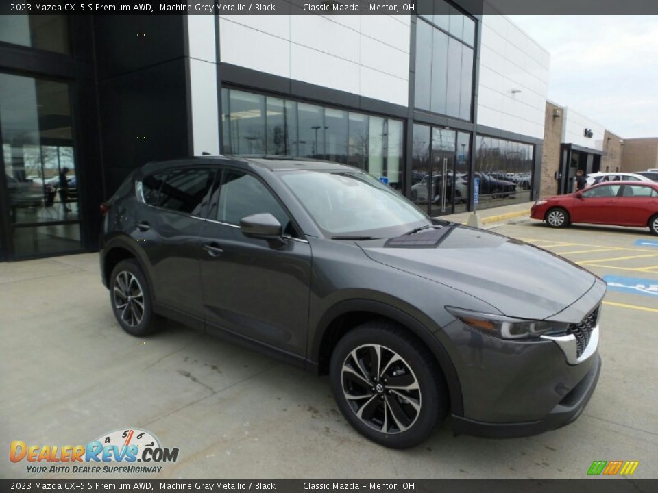 2023 Mazda CX-5 S Premium AWD Machine Gray Metallic / Black Photo #1