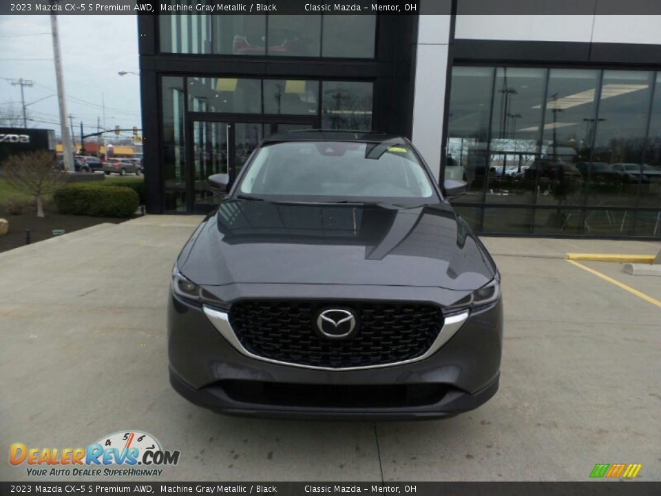2023 Mazda CX-5 S Premium AWD Machine Gray Metallic / Black Photo #2