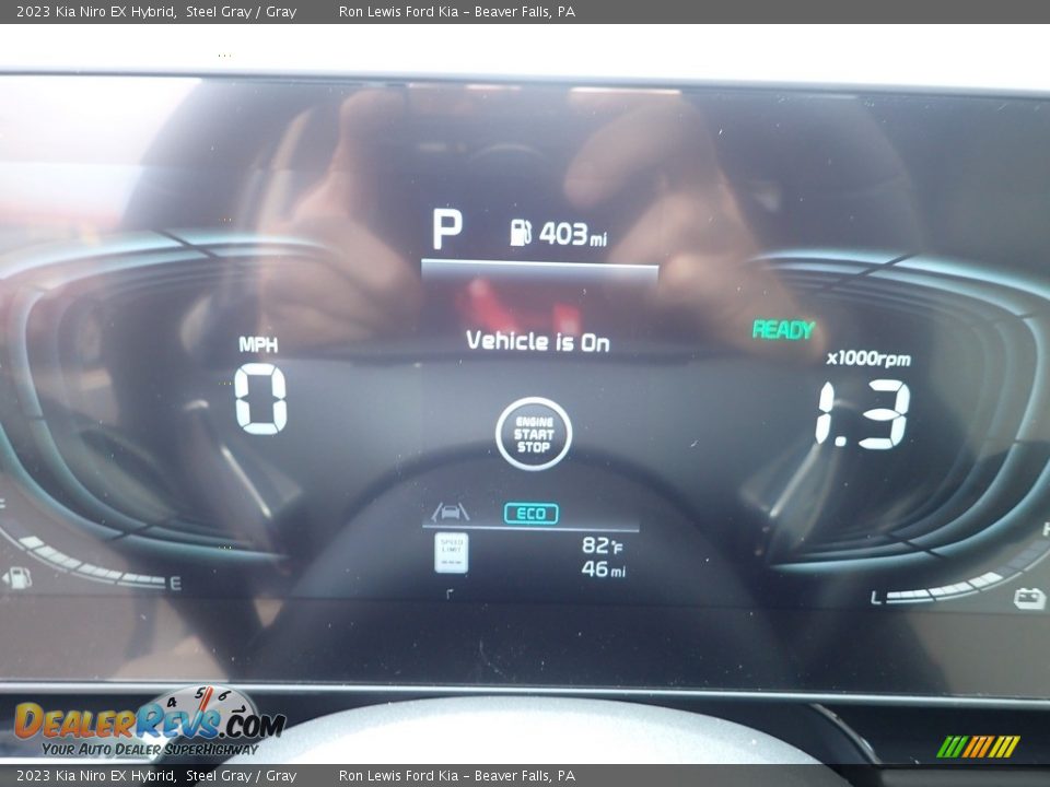 2023 Kia Niro EX Hybrid Steel Gray / Gray Photo #16