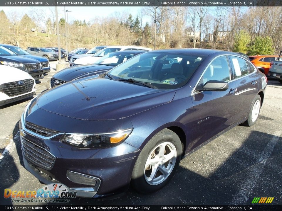 2016 Chevrolet Malibu LS Blue Velvet Metallic / Dark Atmosphere/Medium Ash Gray Photo #1