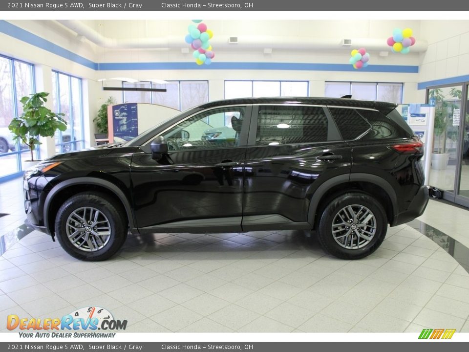 Super Black 2021 Nissan Rogue S AWD Photo #13