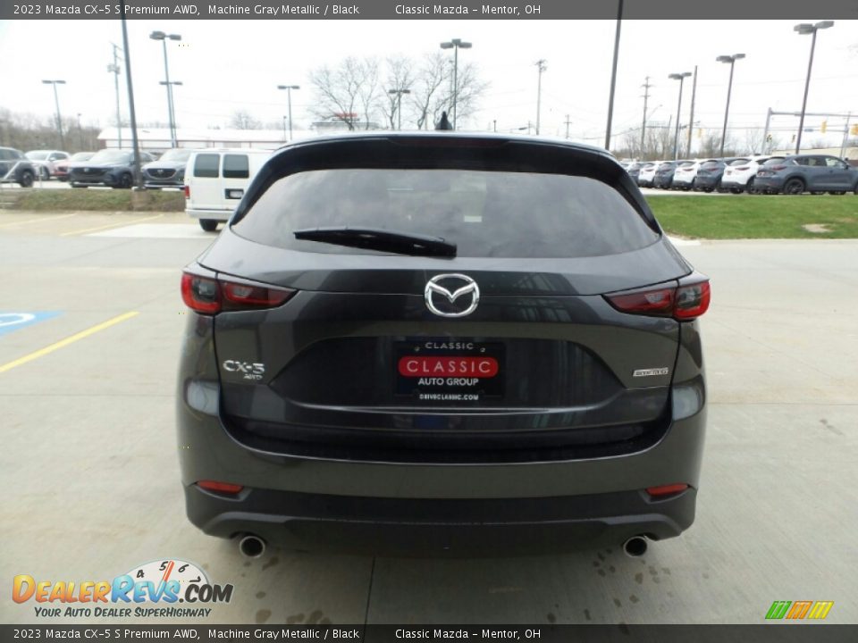 2023 Mazda CX-5 S Premium AWD Machine Gray Metallic / Black Photo #5