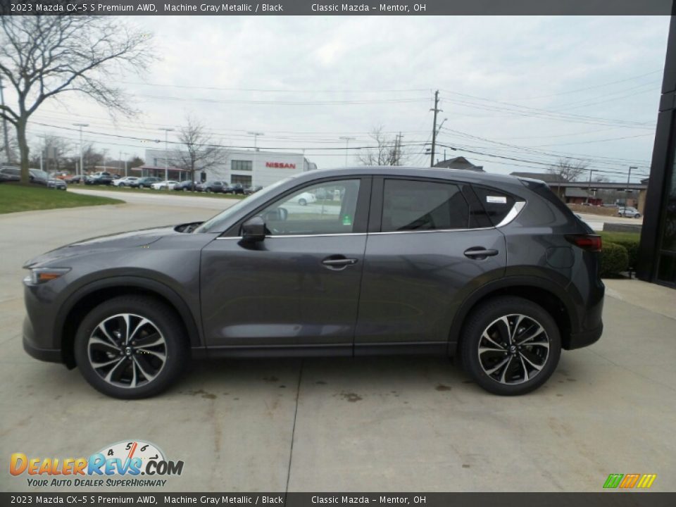 2023 Mazda CX-5 S Premium AWD Machine Gray Metallic / Black Photo #6
