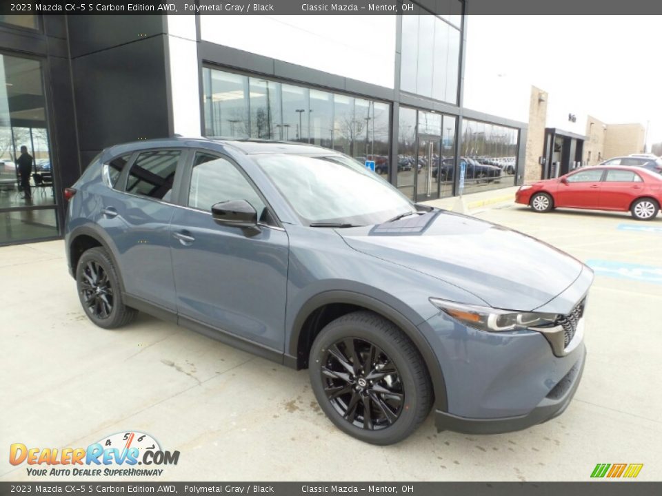 2023 Mazda CX-5 S Carbon Edition AWD Polymetal Gray / Black Photo #1