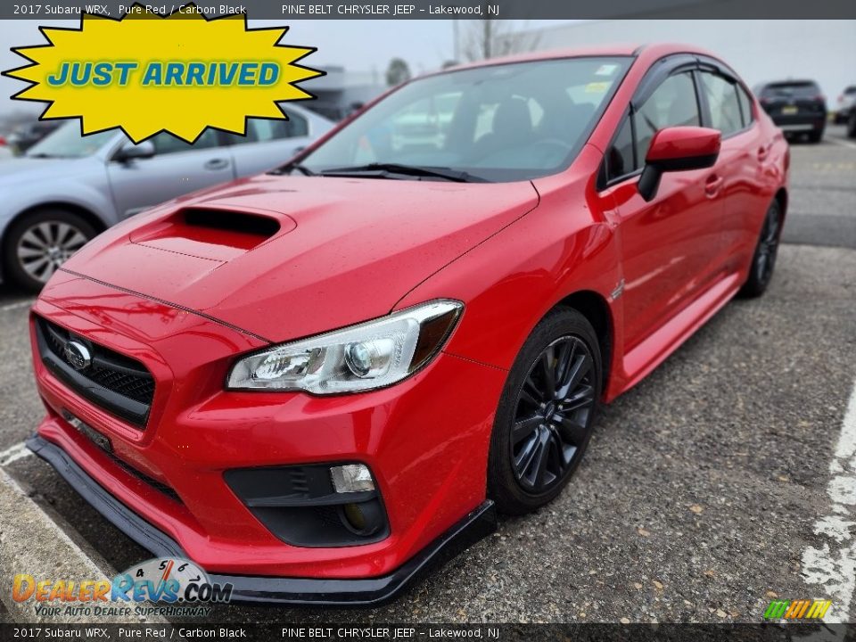 2017 Subaru WRX Pure Red / Carbon Black Photo #1