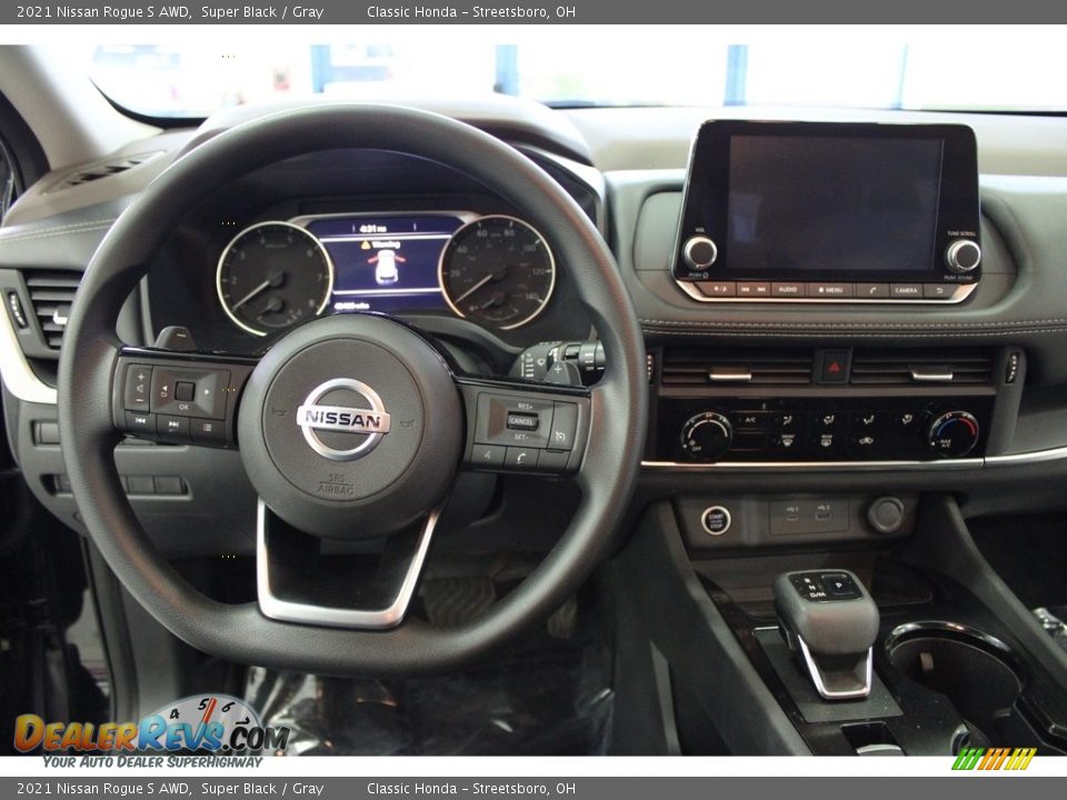 Dashboard of 2021 Nissan Rogue S AWD Photo #18