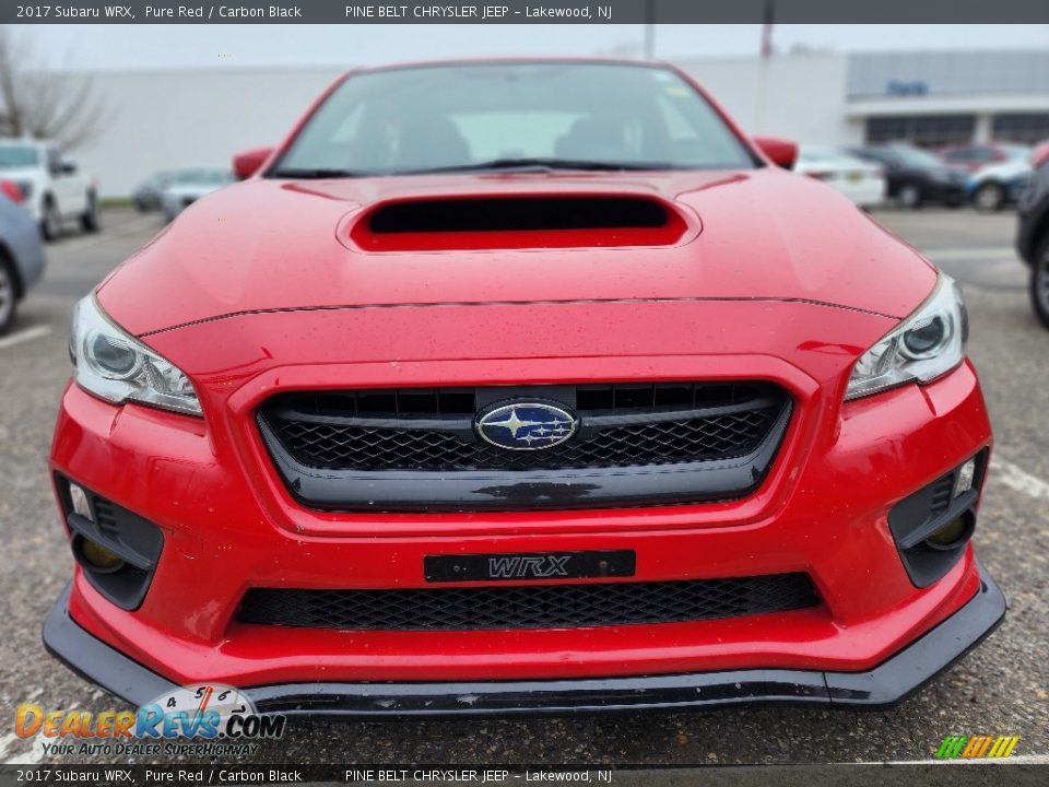 2017 Subaru WRX Pure Red / Carbon Black Photo #2