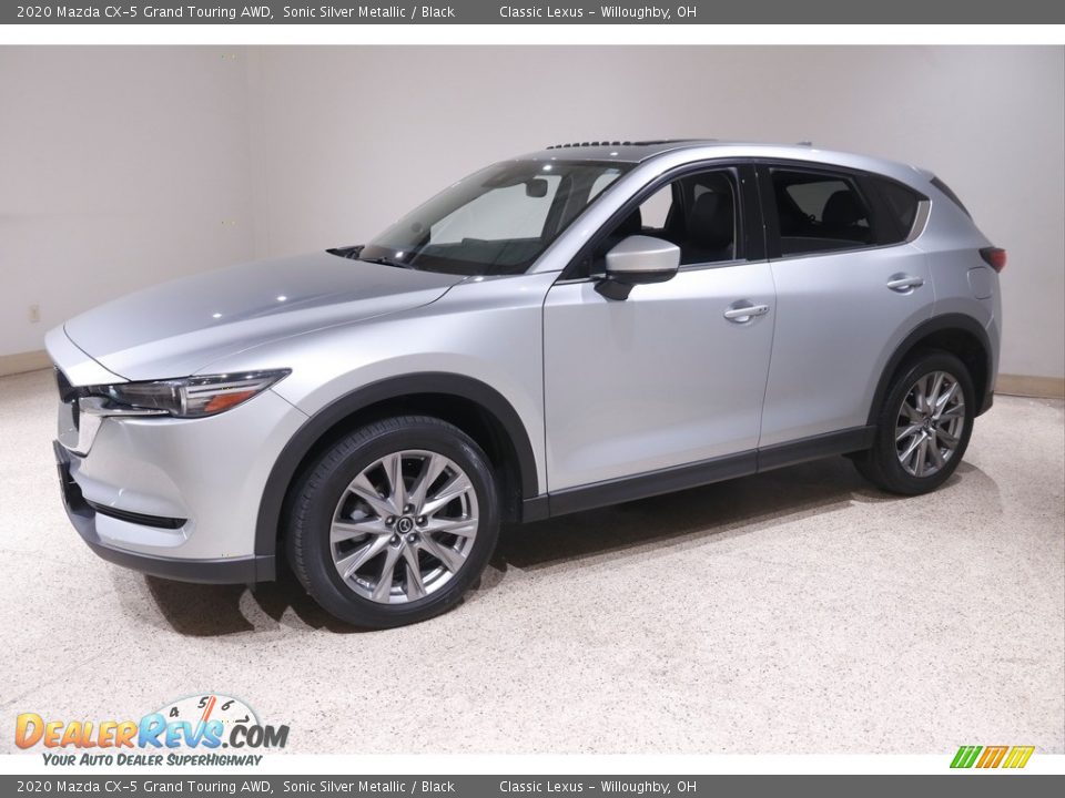 2020 Mazda CX-5 Grand Touring AWD Sonic Silver Metallic / Black Photo #3