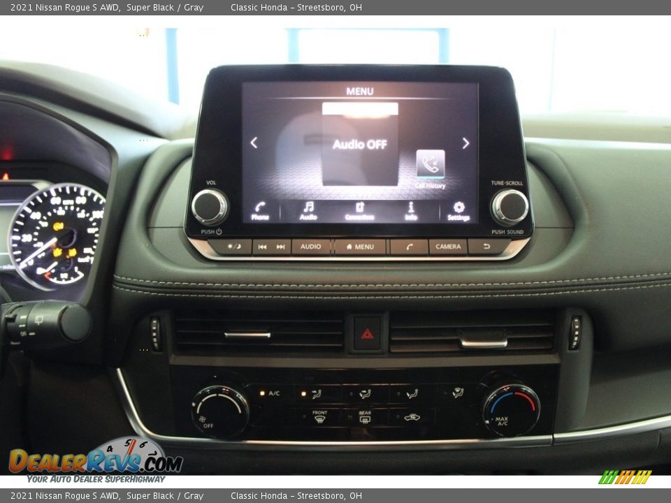 2021 Nissan Rogue S AWD Super Black / Gray Photo #23