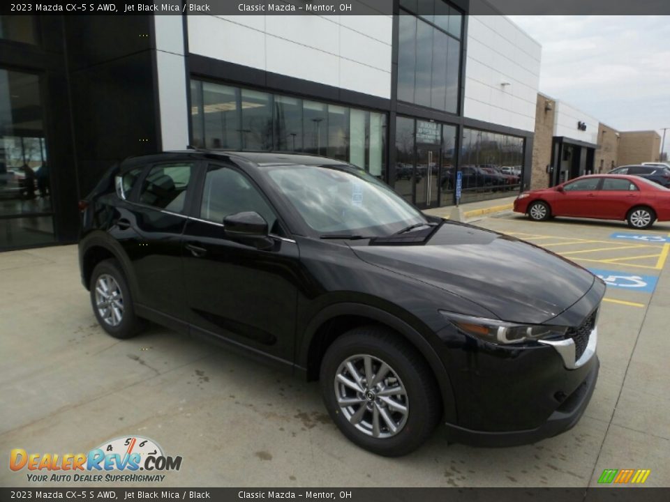 2023 Mazda CX-5 S AWD Jet Black Mica / Black Photo #1