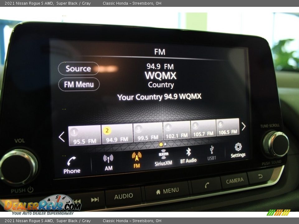 2021 Nissan Rogue S AWD Super Black / Gray Photo #24