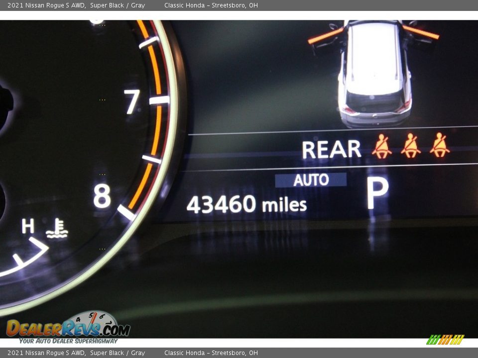 2021 Nissan Rogue S AWD Super Black / Gray Photo #27