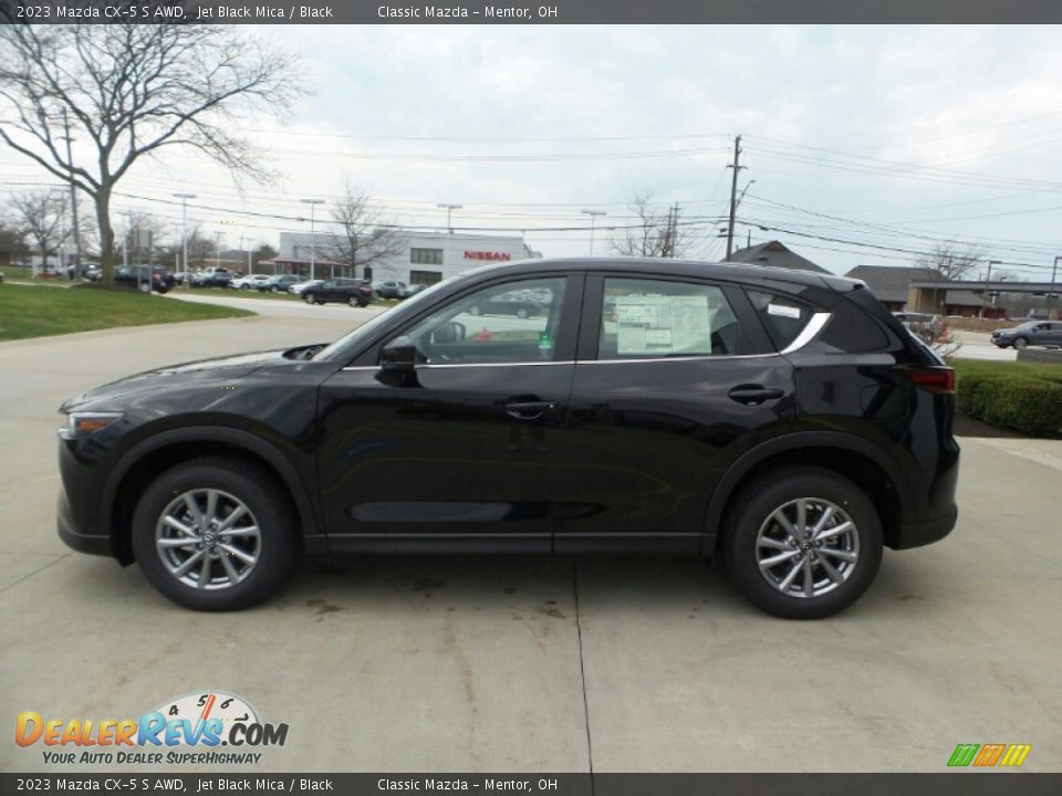 2023 Mazda CX-5 S AWD Jet Black Mica / Black Photo #6