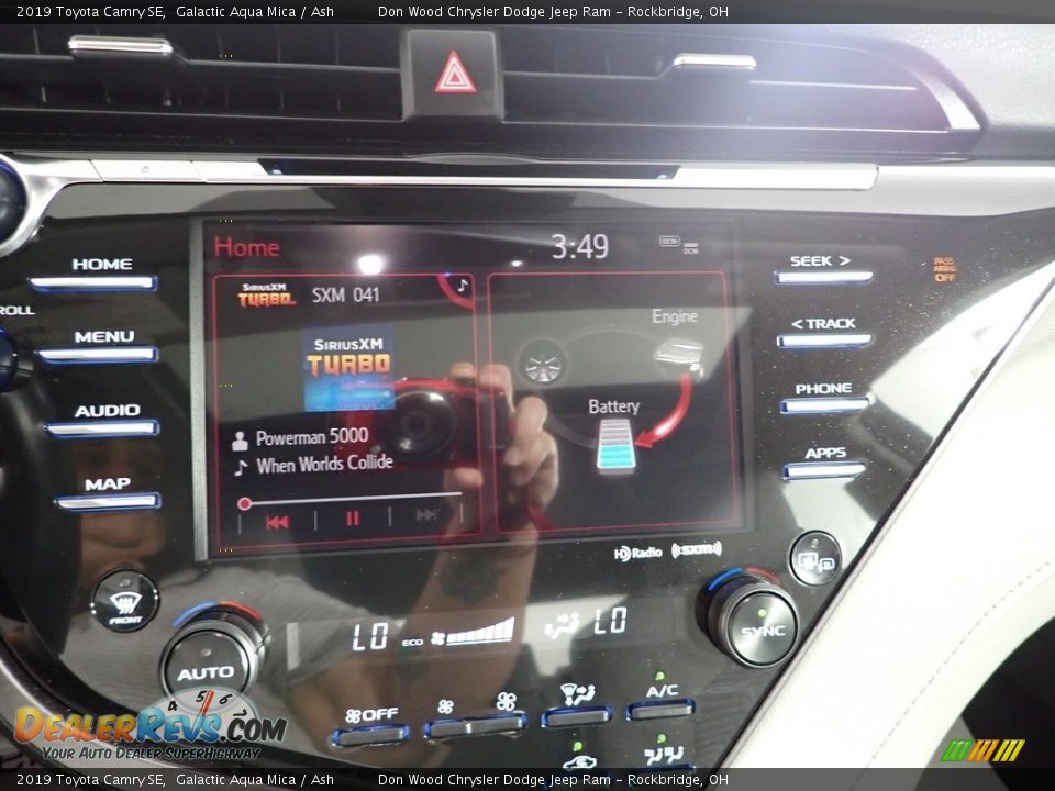 2019 Toyota Camry SE Galactic Aqua Mica / Ash Photo #2