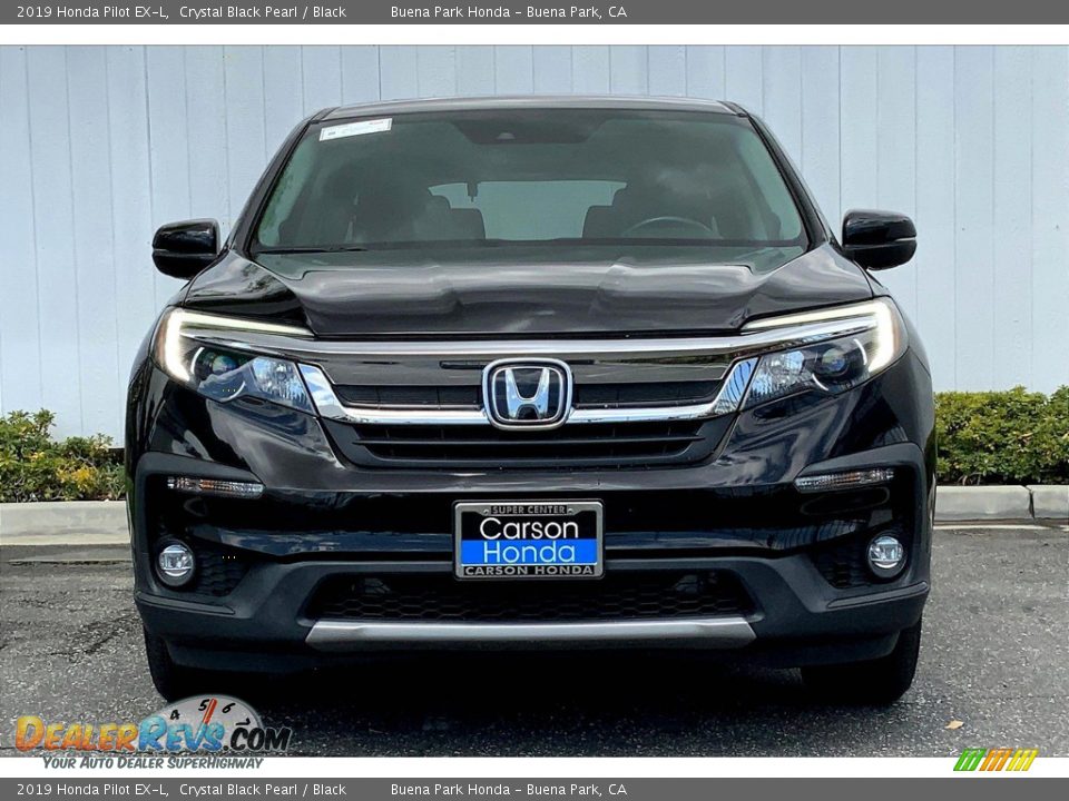 2019 Honda Pilot EX-L Crystal Black Pearl / Black Photo #2