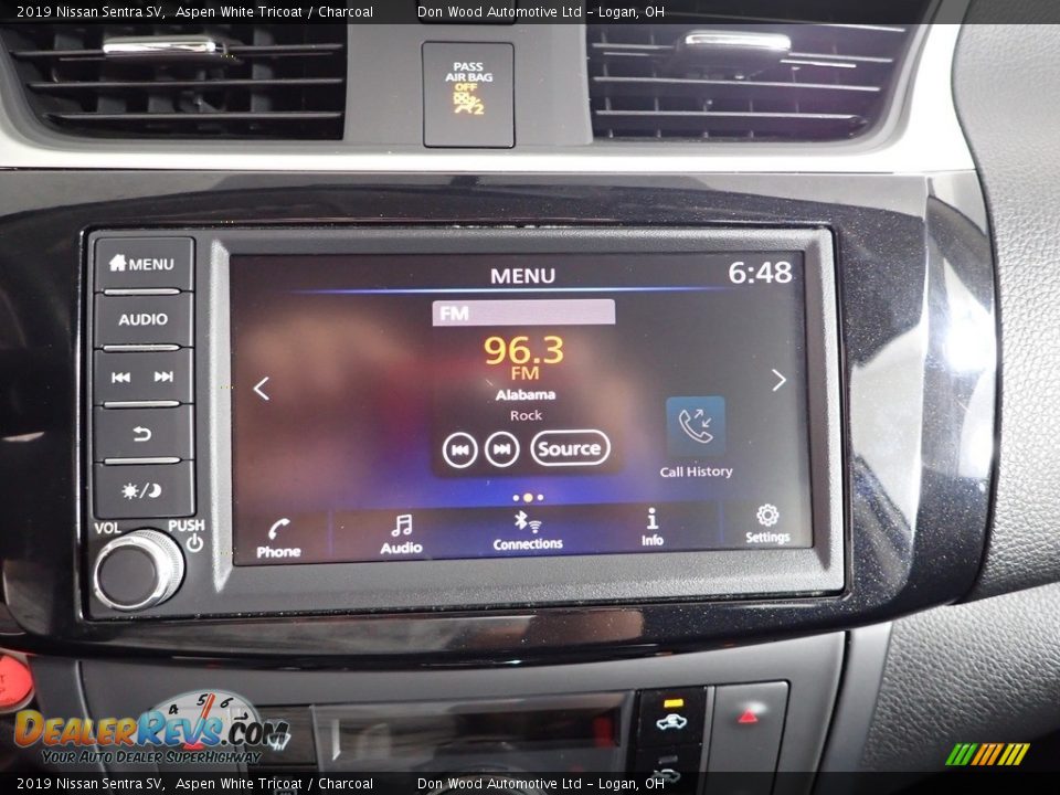 2019 Nissan Sentra SV Aspen White Tricoat / Charcoal Photo #2