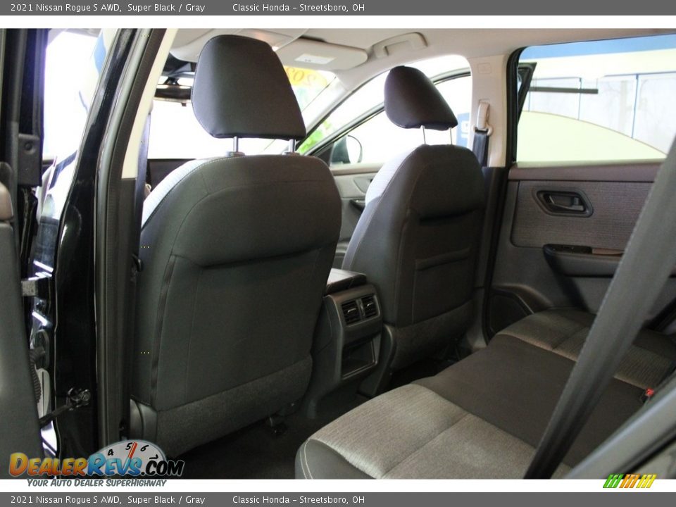 2021 Nissan Rogue S AWD Super Black / Gray Photo #30