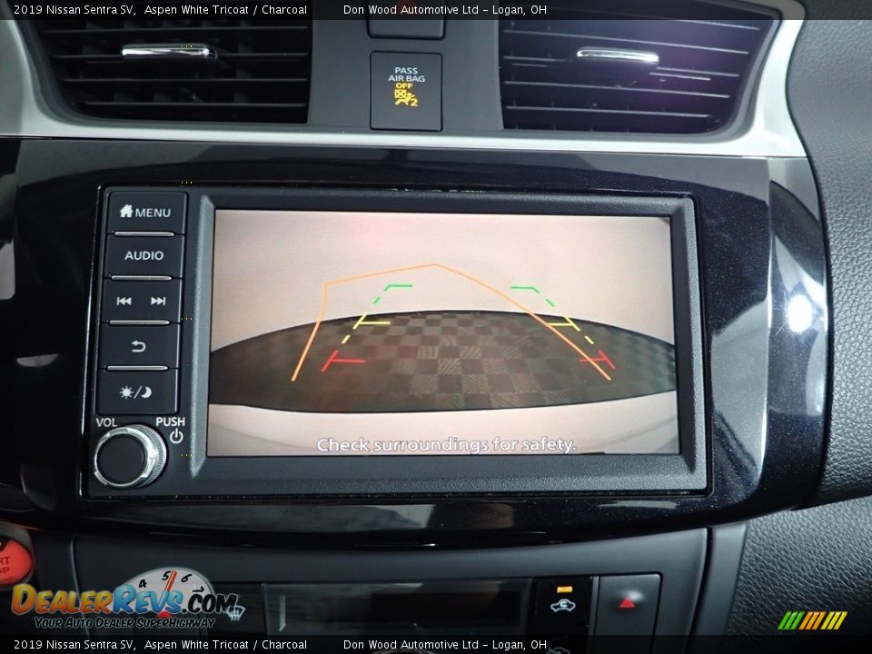 2019 Nissan Sentra SV Aspen White Tricoat / Charcoal Photo #3