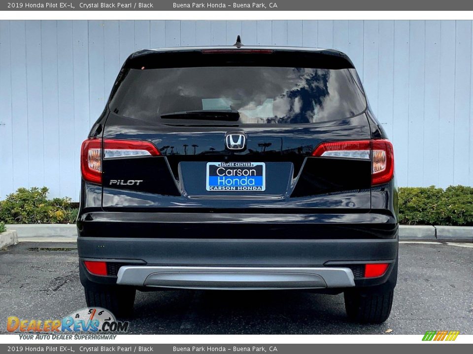 2019 Honda Pilot EX-L Crystal Black Pearl / Black Photo #3