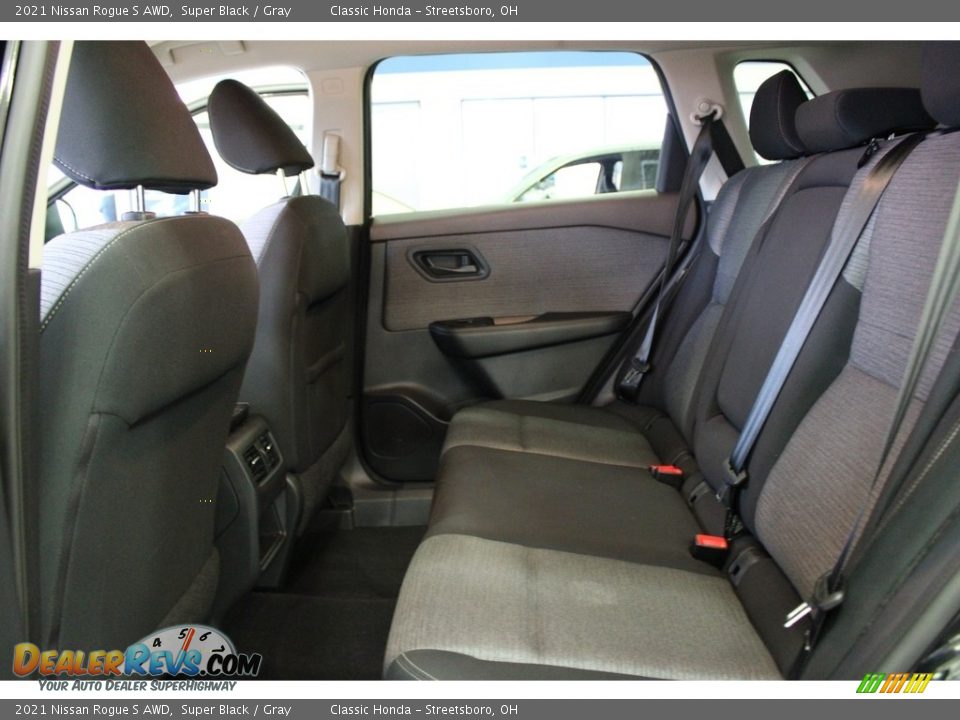 2021 Nissan Rogue S AWD Super Black / Gray Photo #31