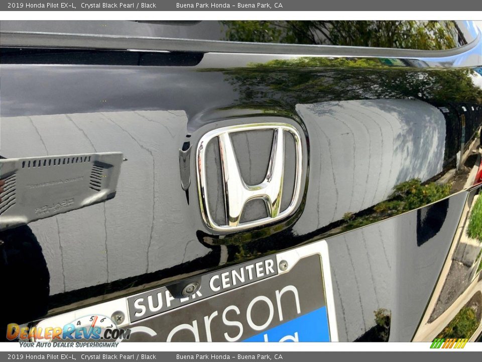 2019 Honda Pilot EX-L Crystal Black Pearl / Black Photo #7