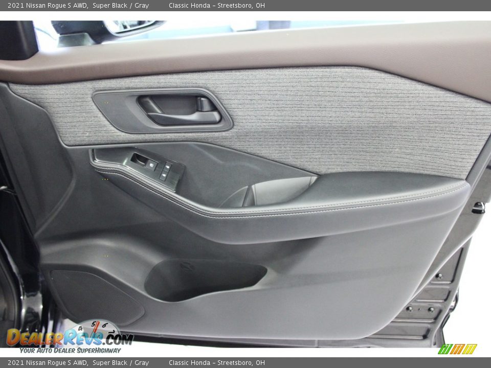 2021 Nissan Rogue S AWD Super Black / Gray Photo #36