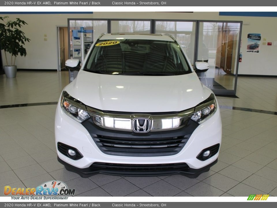 2020 Honda HR-V EX AWD Platinum White Pearl / Black Photo #2