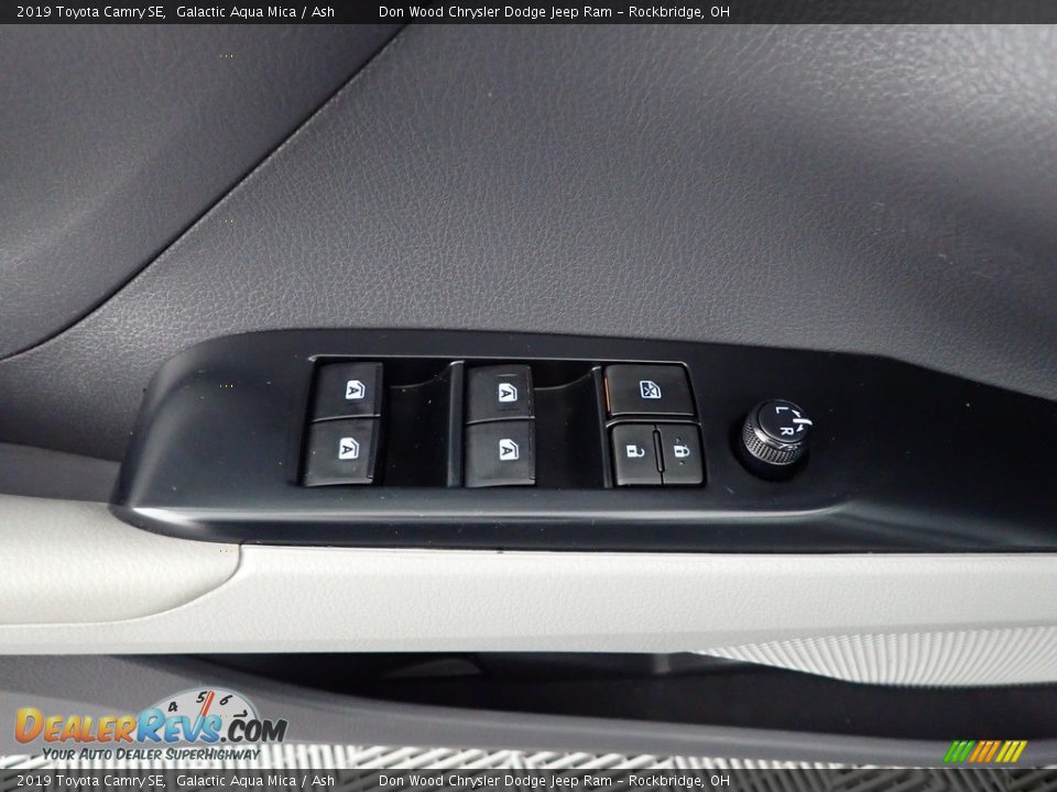 2019 Toyota Camry SE Galactic Aqua Mica / Ash Photo #13