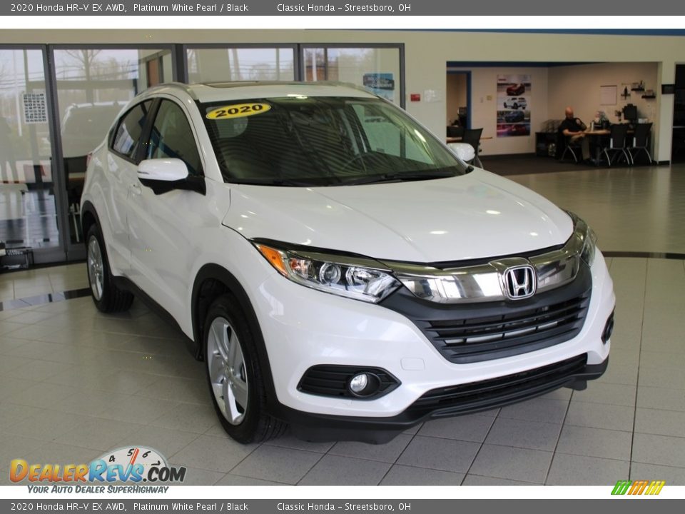 2020 Honda HR-V EX AWD Platinum White Pearl / Black Photo #4