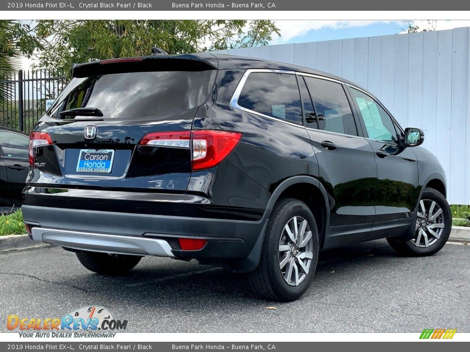 2019 Honda Pilot EX-L Crystal Black Pearl / Black Photo #13