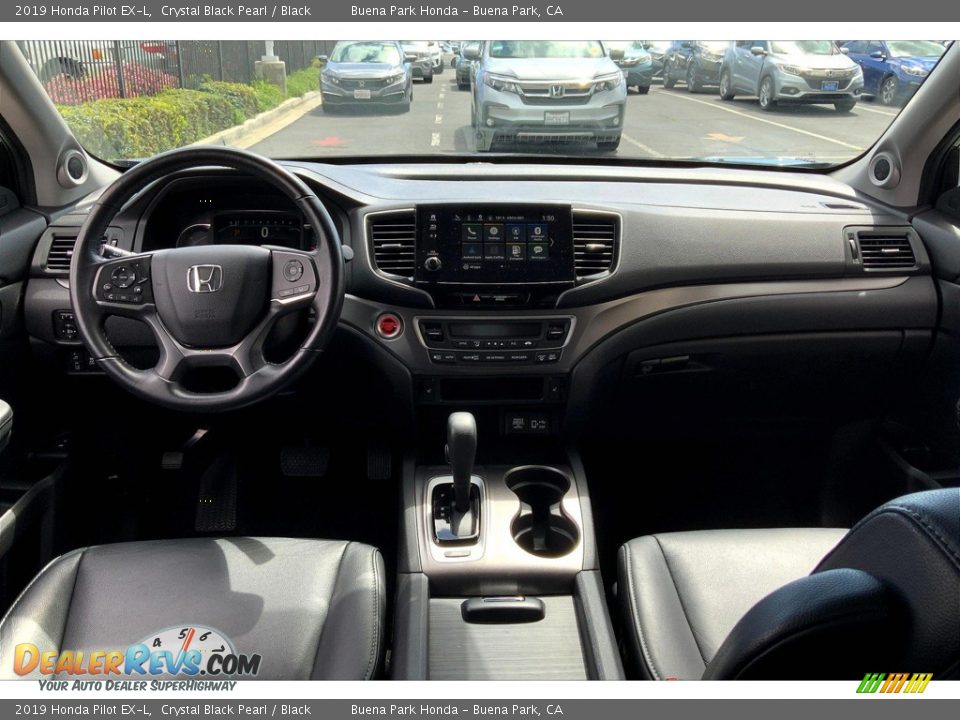 2019 Honda Pilot EX-L Crystal Black Pearl / Black Photo #15