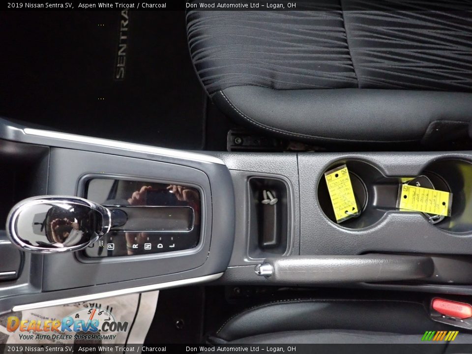 2019 Nissan Sentra SV Aspen White Tricoat / Charcoal Photo #19