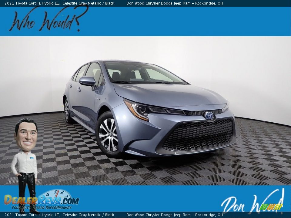 2021 Toyota Corolla Hybrid LE Celestite Gray Metallic / Black Photo #1