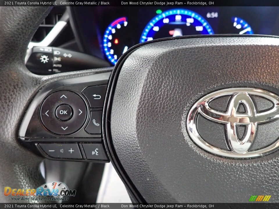 2021 Toyota Corolla Hybrid LE Celestite Gray Metallic / Black Photo #15
