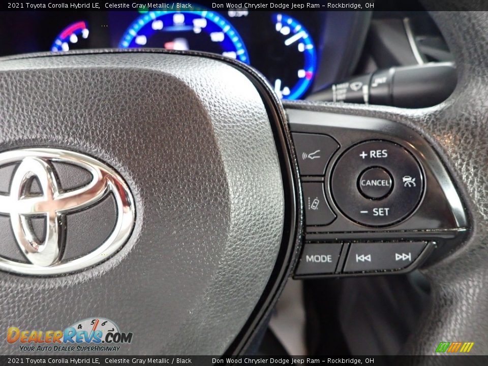 2021 Toyota Corolla Hybrid LE Celestite Gray Metallic / Black Photo #16