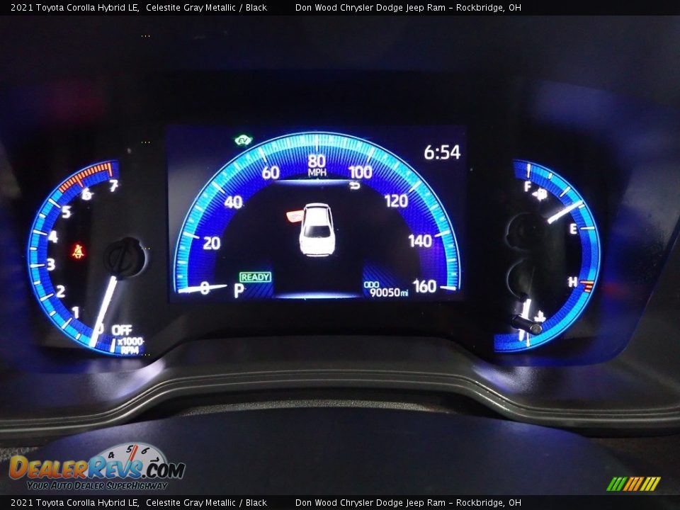 2021 Toyota Corolla Hybrid LE Celestite Gray Metallic / Black Photo #17