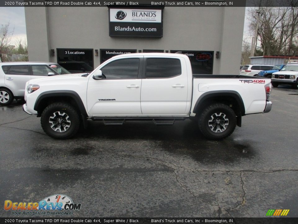 2020 Toyota Tacoma TRD Off Road Double Cab 4x4 Super White / Black Photo #1