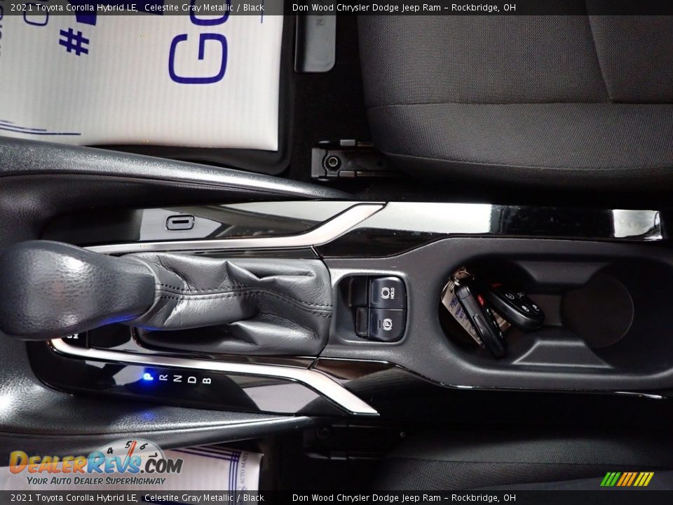 2021 Toyota Corolla Hybrid LE Celestite Gray Metallic / Black Photo #19