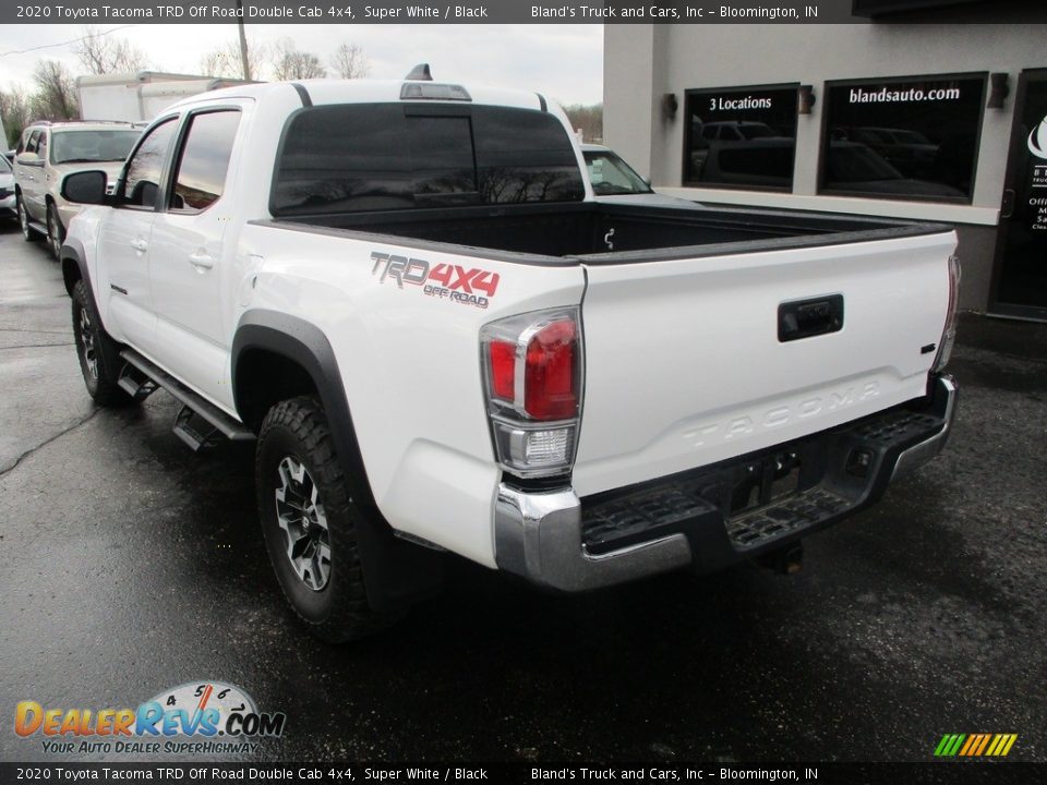 2020 Toyota Tacoma TRD Off Road Double Cab 4x4 Super White / Black Photo #3